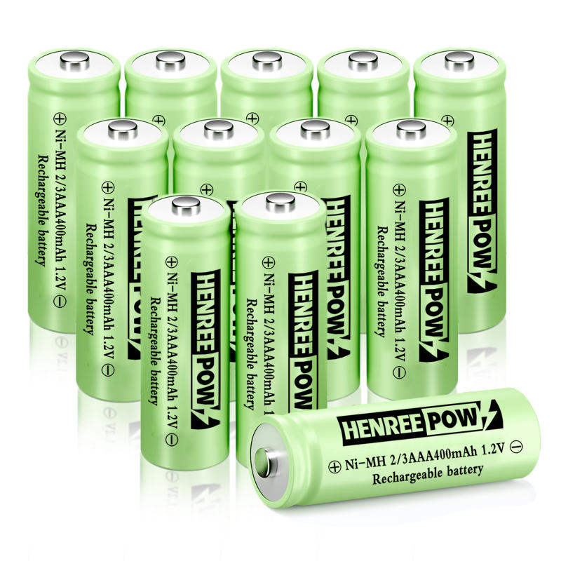 Henreepow 1.2v 600mAh aa ni-mh pil rechargeable