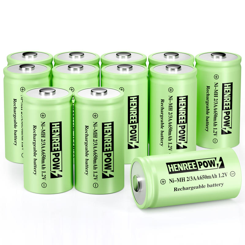 Henreepow 1.2v 600mAh aa ni-mh pil rechargeable