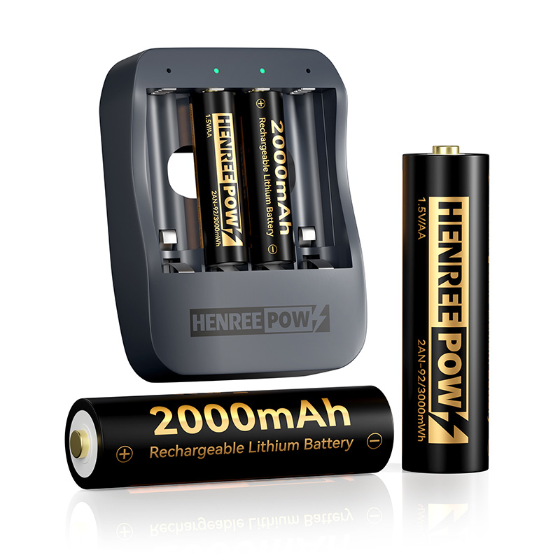 Henreepow AA 2000mAh 1.5v High kapasite ityòm pil